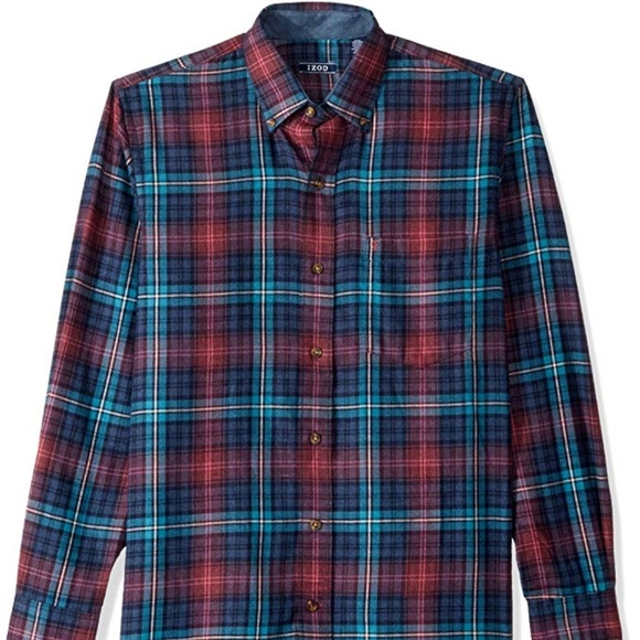 Izod Other - IZOD Men Stratton LS Button Down Plaid Flannel XL